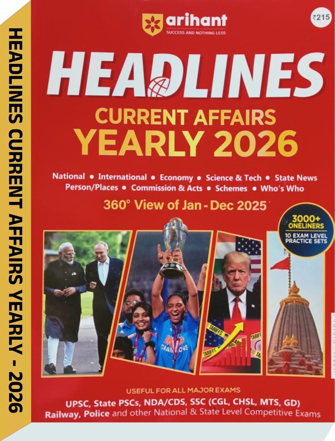 Headlines Current Affairs Yearly 2026 - Arihant