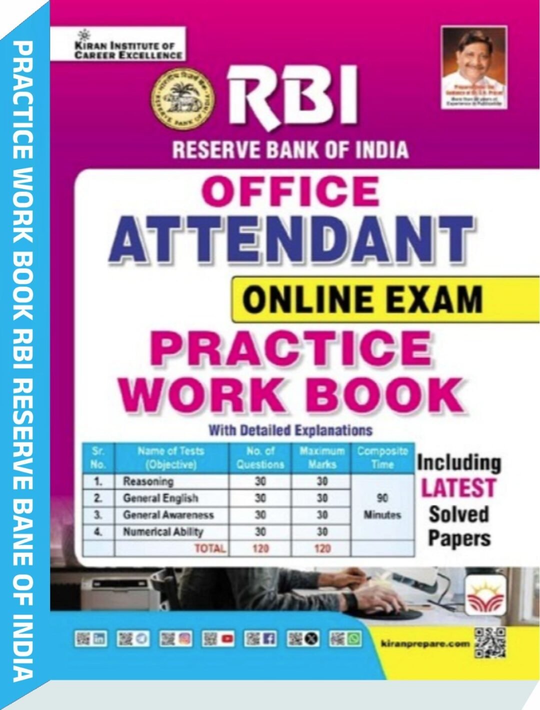 RBI Office Attendant Online Exam Practice Work Book (English - Kiran Institute of Career Excellence Pvt. Ltd