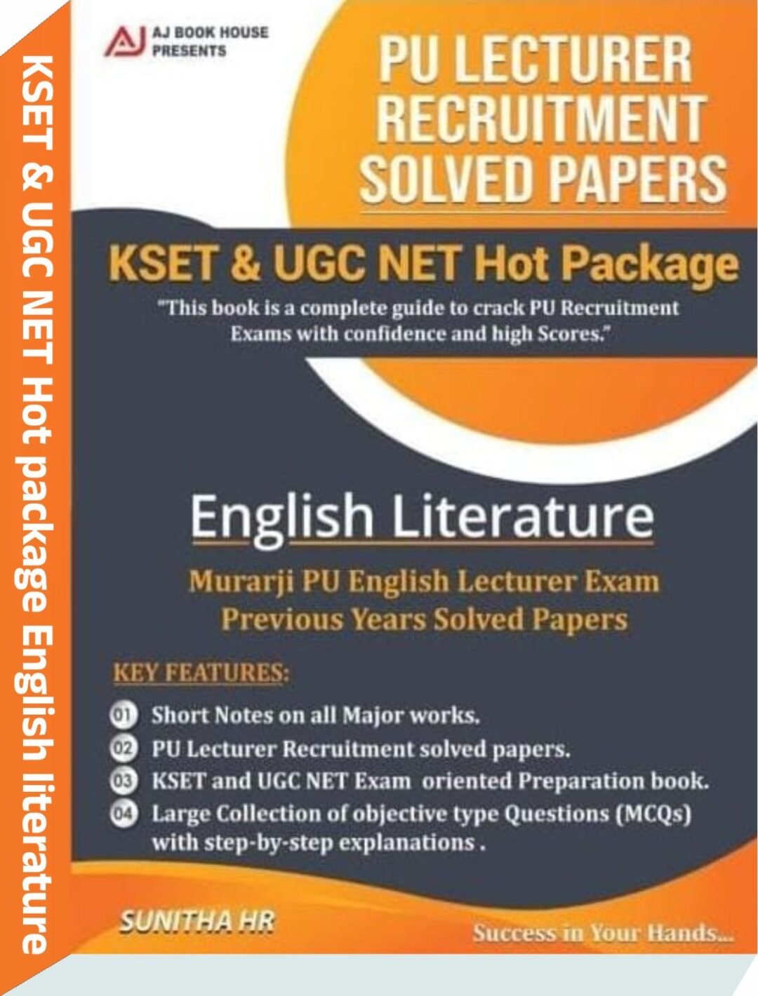 English Literature PU Lecturer Recruitment Solved Papers KSET & UGC NET- Sunitha HR