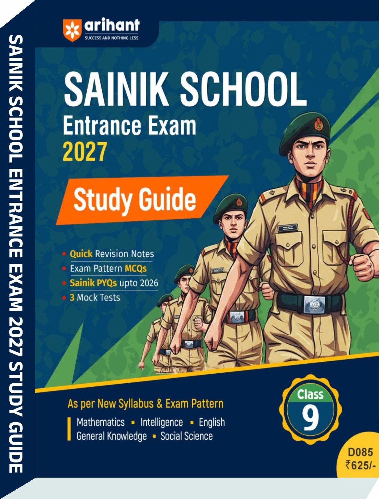 Sainik School Class 9 Entrance Exam 2027 | Complete Study Guide - Arihant