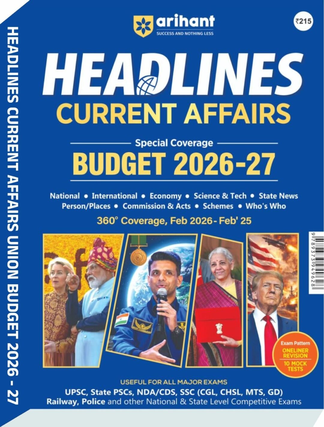 Arihant Headlines Current Affairs 2026 | Budget 2026-27 - Sanajy Sagar, Dr. Rajesh Rajan